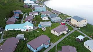 Akutan Alaska  Flying over the islands Village during Lockdown  DjiMavicMini1 [upl. by Latona451]