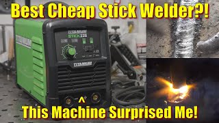 Titanium Stick 225 Welder Review  Harbor Freight Home Run [upl. by Bendicta]