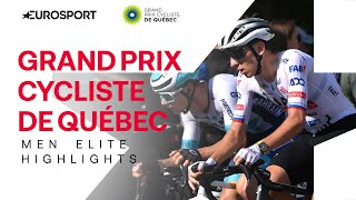 A THRILLER on streets of Québec  Grand Prix Cycliste de Québec 2024 Highlights 🇨🇦 [upl. by Vizzone]