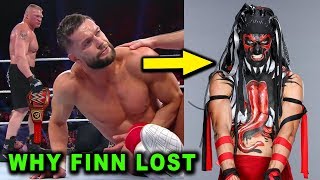 Shocking Truth Why Finn Balor Lost to Brock Lesnar at Royal Rumble 2019 [upl. by Enomor830]