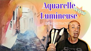 Comment réaliser une aquarelle lumineuse Démonstration ombres amp lumières [upl. by Arel560]