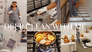 DEEP CLEAN MY HOUSE WITH ME extreme cleaning motivation  satisfying all day fall clean amp tips [upl. by Natye]