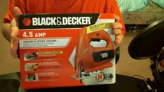 Black amp Decker 45 Amp Jigsaw Review Beginner Review [upl. by Eba]