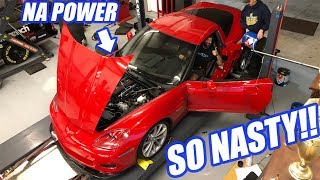 Building Tuning amp RIPPING My ULTIMATE NA Build 2006 C6 Corvette Z06 [upl. by Iz983]