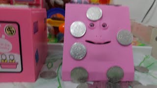 🌈🌈🌈🌈ASMR HUNGRY FACE LOVES EATING COINS CHALLENGE 🌈🌈🌈 [upl. by Sindee]