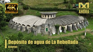 DEPÓSITO DE AGUA DE LA REBOLLADA MIERES  ASTURIAS A VISTA DE DRON [upl. by Ameh]