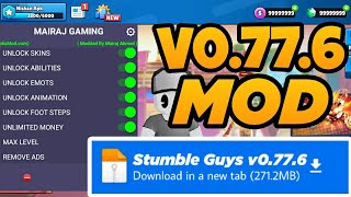 Stumble Guys Mod Menu 0776  Stumble Guys Mod Apk 0776 Gameplay  Stumble Guys Latest Hack 2024 [upl. by Dehsar438]