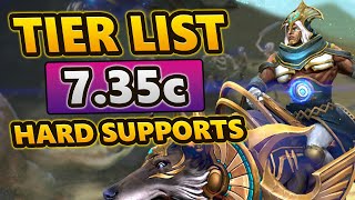 Hard Support Tier List  Dota 2 735c [upl. by Salamone]