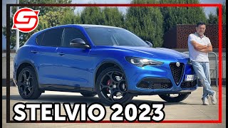 ALFA ROMEO STELVIO 2023  benzina da 280cv che mezzo  TEST DRIVE [upl. by Nobe602]