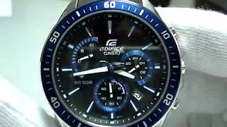 Обзор Casio Edifice EFR552D1A2 инструкция по управлению  Review Edifice EFR552D [upl. by Fortunna744]