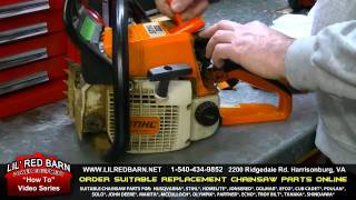 How to Do a Tune Up on a Stihl 021 023 025 Chainsaw [upl. by Omsoc]