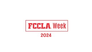 2024 FCCLA Week Recap [upl. by Elleiand]