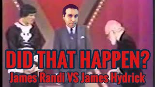 James Randi Vs James Hydrick [upl. by Eladnwahs]