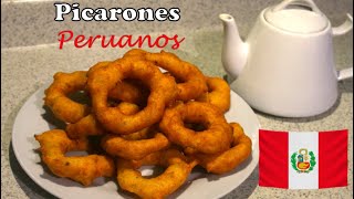 PICARONES CASEROS con MIEL DE CHANCACA  Postre Bandera del Perú [upl. by Nivan]