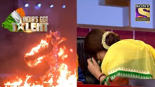 23 वर्ष की Fighter ने किया आग से Fight  Indias Got Talent Season 8  Full Episode [upl. by Natal830]