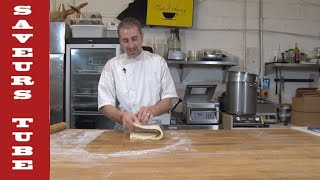 Puff Pastry Recipe very easy with The French Baker French TV Chef Julien Picamil from Saveurs [upl. by Elleoj]