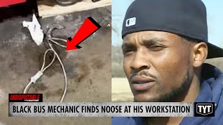 Black Bus Mechanic Finds NOOSE At His Workstation Sparks Protest [upl. by Maryn]