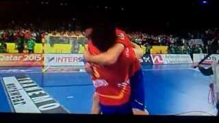 Final Mundial de Balonmano  España 35  19 Dinamarca quotÚltimo Minuto y celebraciónquot [upl. by Lohman]