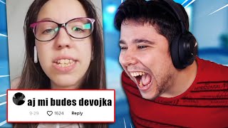 NAJSMESNIJI TIKTOK KOMENTARI 10 PREJAKI 😂 [upl. by Ogilvy977]