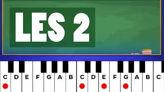 Piano Leren Spelen met BOB  Pianoles  Piano voor Beginners  Les 2 EASY [upl. by Nitsew]