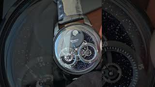 Dial movement in a watch Behrens Original Constell BHR017 Движение циферблата [upl. by Conlee]