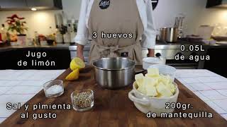 Una receta rápida y fácil para una Salsa Holandesa [upl. by Amabel]