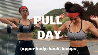 workout with me PULL DAY [upl. by Broeker]