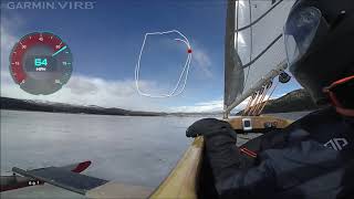 MINI SKEETER ICEBOATS THE BEST DAY OF THE SEASON [upl. by Rolph]