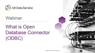 Webinar What is Open Database Connector ODBC [upl. by Millburn762]