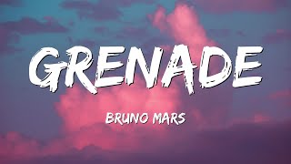 Bruno Mars  Grenade Lyrics [upl. by Kurland112]