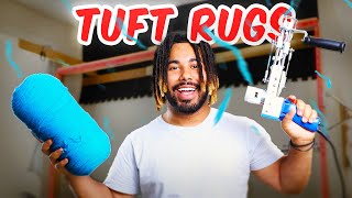 HOW TO TUFT RUGS For Beginners  My FULL Process Updated [upl. by Annadiane871]