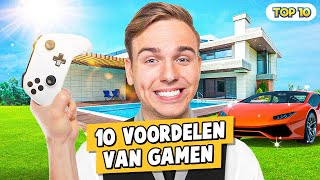 10 VOORDELEN VAN GAMEN [upl. by Lyram]