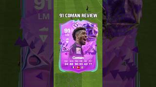 91 Coman Review in EA FC 24 shorts short fc24 eafc24 futbirthday fcbirthday coman sbc [upl. by Perni]