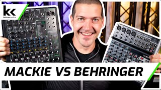 Mackie ProFX10v3 vs Behringer Xenyx Q1202 USB [upl. by Naillik]