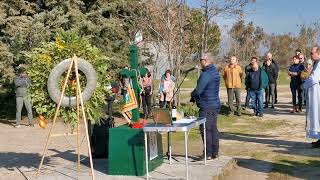 Homenaje en Majadahonda a los soldados rumanos de la guerra civil en España sin incidentes [upl. by Koressa]