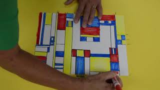 Piet Mondrian Art for Kids [upl. by Eibbor]