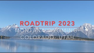 Roadtrip 2023 MontanaWyomingColoradoUtah 4 K [upl. by Mady630]