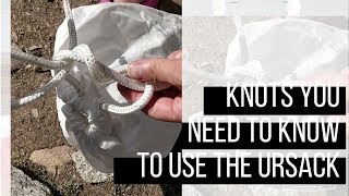 Knots to tie an Ursack [upl. by Apurk]