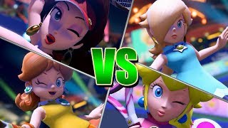 Mario Tennis Aces  Pauline Daisy Rosalina Peach  Pauline Gameplay [upl. by Theta560]