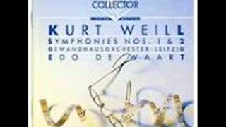 Kurt Weill Symphony N° 1 1921 Full [upl. by Cristal]