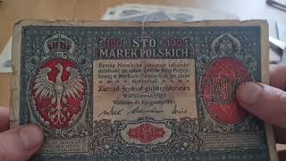 Banknot Polski 100 Marek 1916 Jenerał [upl. by Ajile393]