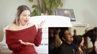 Vocal Coach Reacts to Voctave  O Come All Ye Faithful [upl. by Alleciram]