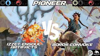 Izzet Ensoul Artifacts VS Boros Convoke MTG Pioneer [upl. by Arrotal342]