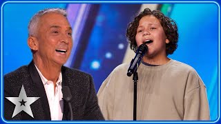 12yearold Dylan leaves us GOBSMACKED by his vocals  Auditions  BGT 2023 [upl. by Atnicaj]