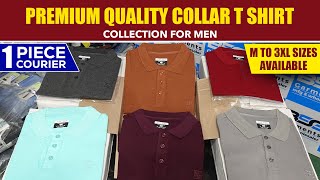 Premium Quality Collar TShirt Collection For MenM to 3XL Sizes Available 1 Piece Courier Available [upl. by Newlin]