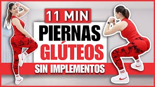 PIERNAS TONIFICADAS Y GLÚTEOS GRANDES  RUTINA DE EJERCICIOS EN CASA SIN PESAS  NatyGlossGym [upl. by Emilio11]