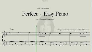 Perfect  Ed Sheeran  Piano Cover Video by YourPianoCover [upl. by Korella736]