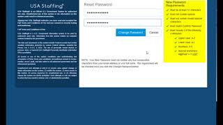 USA Staffing Password Reset [upl. by Starling]