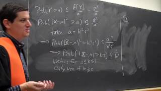 Math341 Fa2013 Lecture22 Markov and Chebyshevs Inequalities [upl. by Ahsihat]