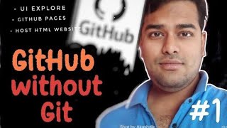 How to host your website in GitHub free GitHub pagesrepository without cli Command line interface [upl. by Marsha]